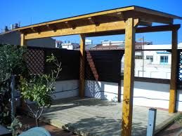 pergola en madera